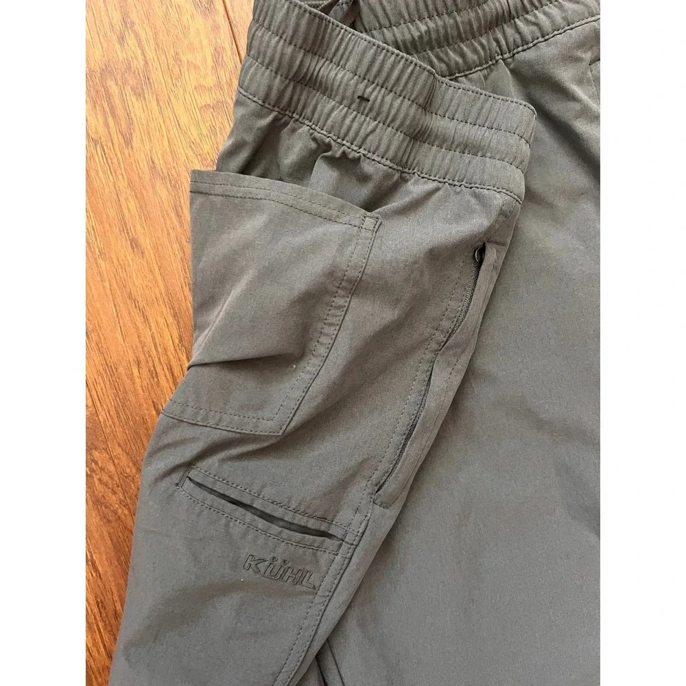 Kuhl Pants Freeflex Mens MED 32x32 Gray Activewear Drawstring 5185 21F